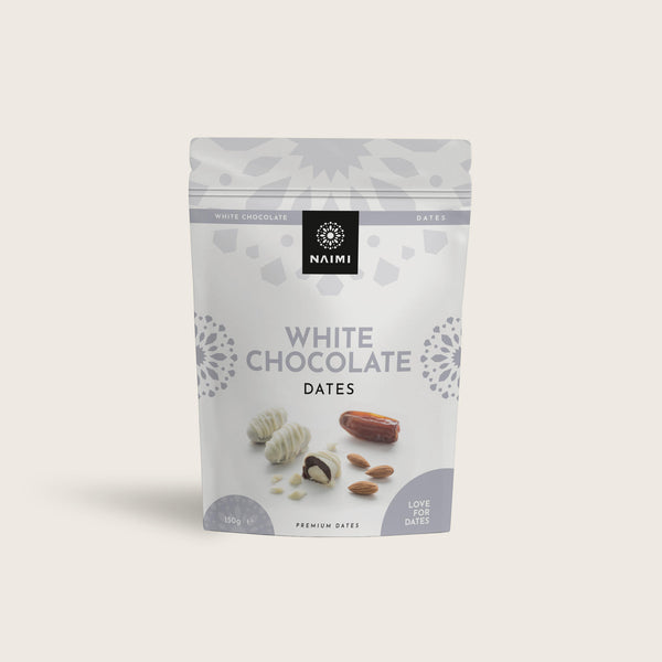 Chocolate dates white