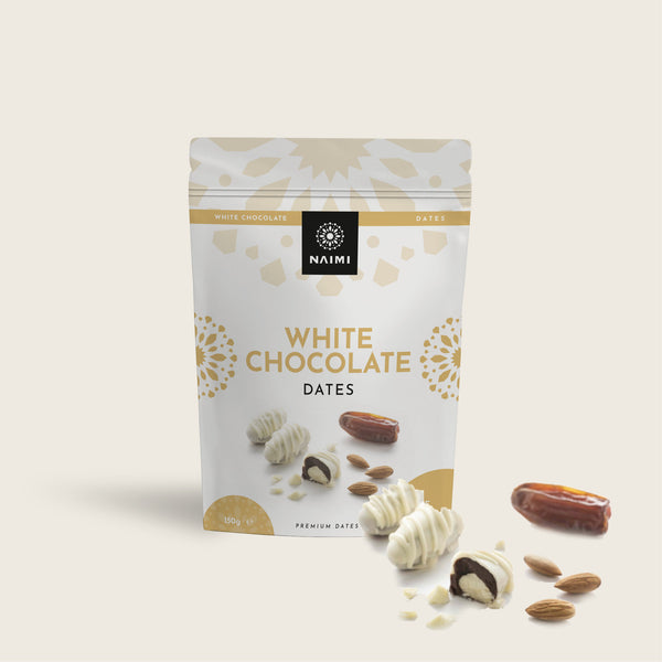 Chocolate dates white